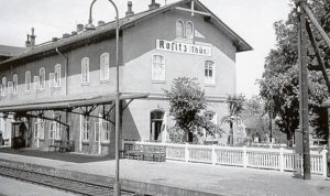 Bahnhof in Rositz