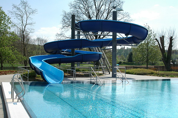 Wasserrutsche im Schelditzer Freibad